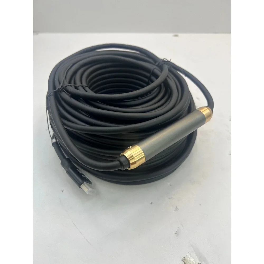 Jojoboj 4K HD Fiber Optic 100ft Cable Black
